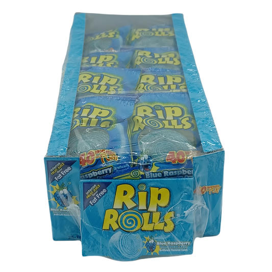 Rip Rolls Blue Raspberry 1.4oz/24ct