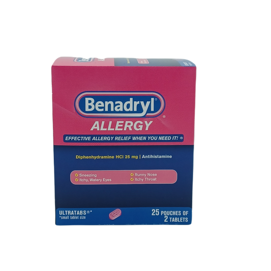 Benadryl Allergy 25mg 2ct/25ct