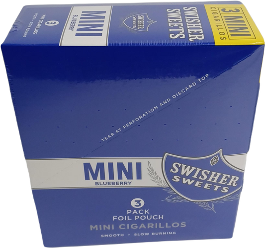 Swisher Sweets 3 Mini Blueberry15/3pk