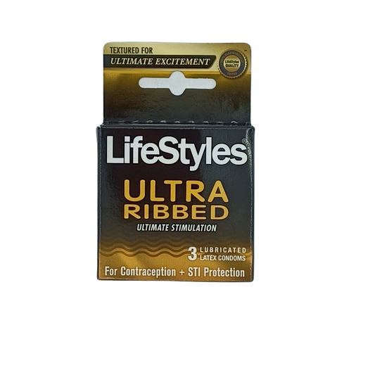 LifeStyles Ult Ribbed 6pk/3ct