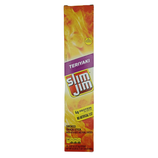 Slim Jim Teriyaki 0.97oz/24ct