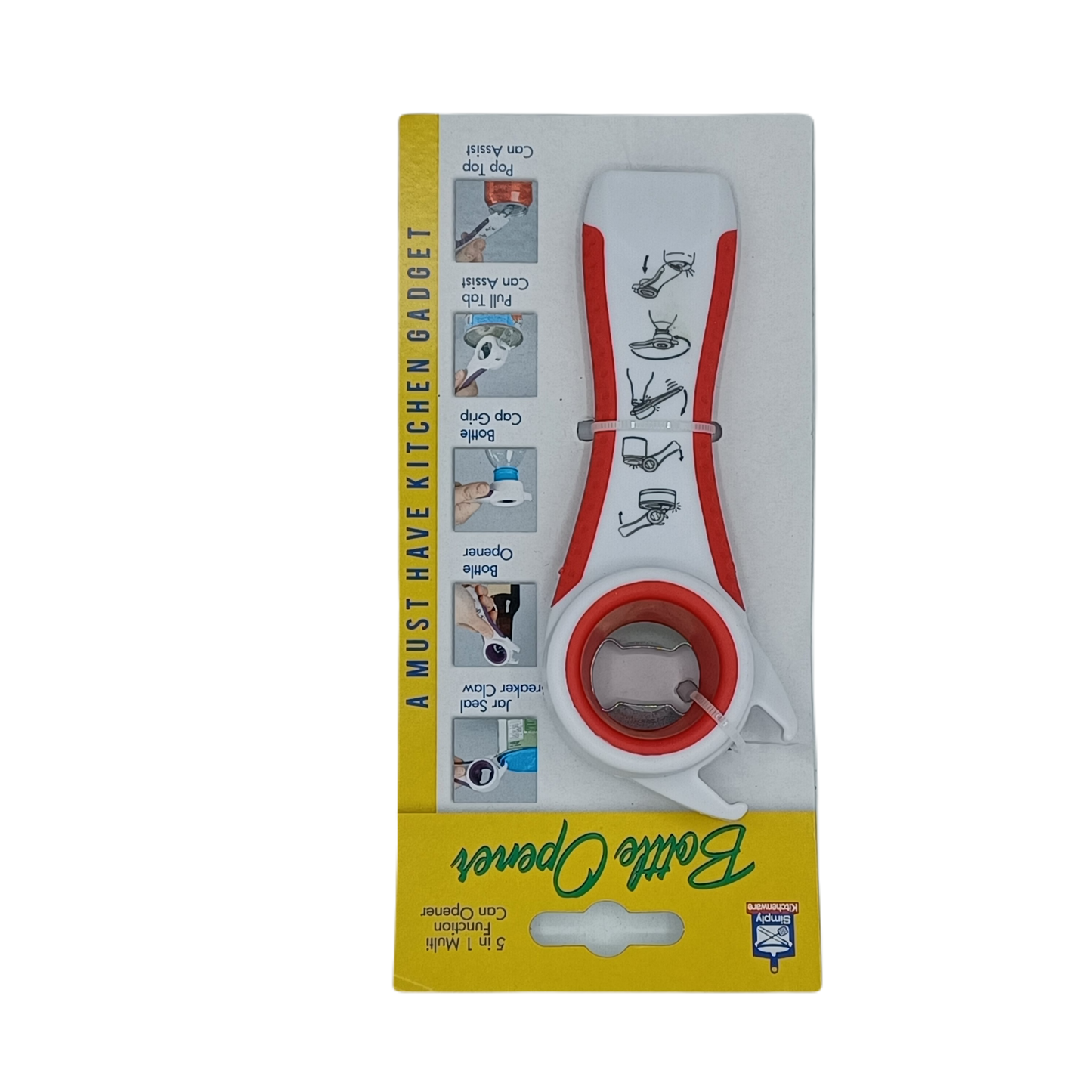 Simply Kitchenware Bottle/Can Opener 5 in 1