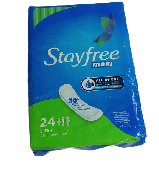 Stayfree Maxi Super 24ct