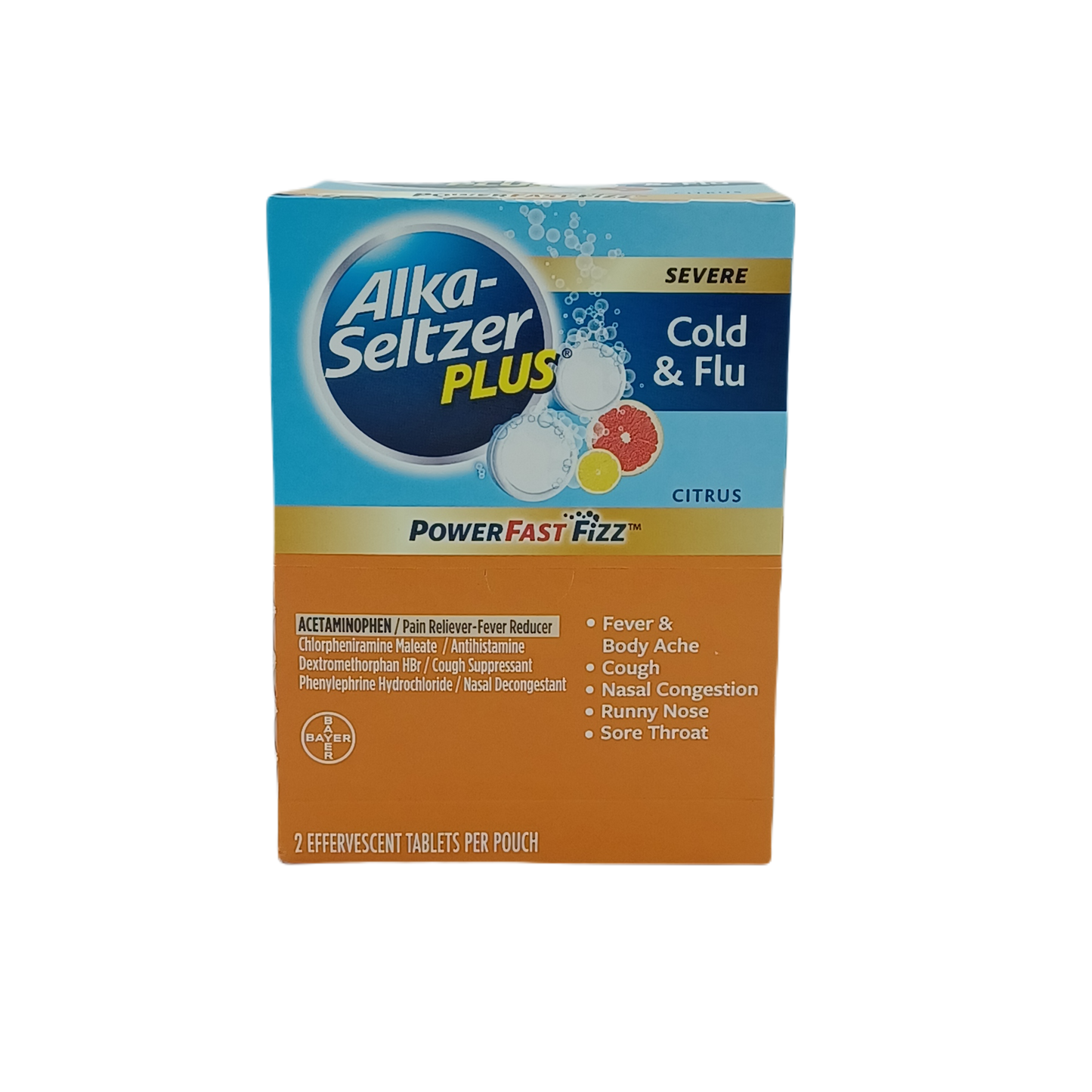 Alka Seltzer Plus Severe Cold & Flu 2pk/25ct