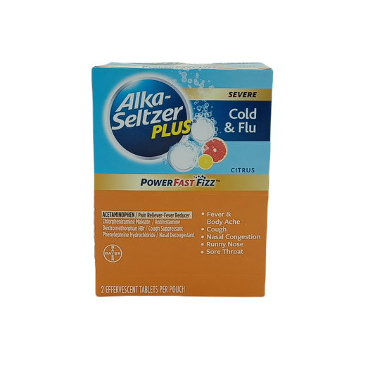 Alka Seltzer Plus Severe Cold & Flu 2pk/25ct