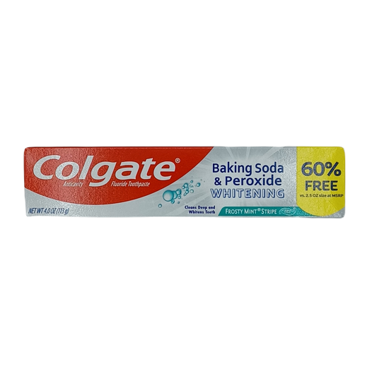 Colgate Baking Soda & Whitening Frosty Mint 4.0z