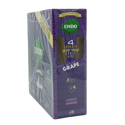 Endo Cones Hemp Wrap Haze Grape 15ct