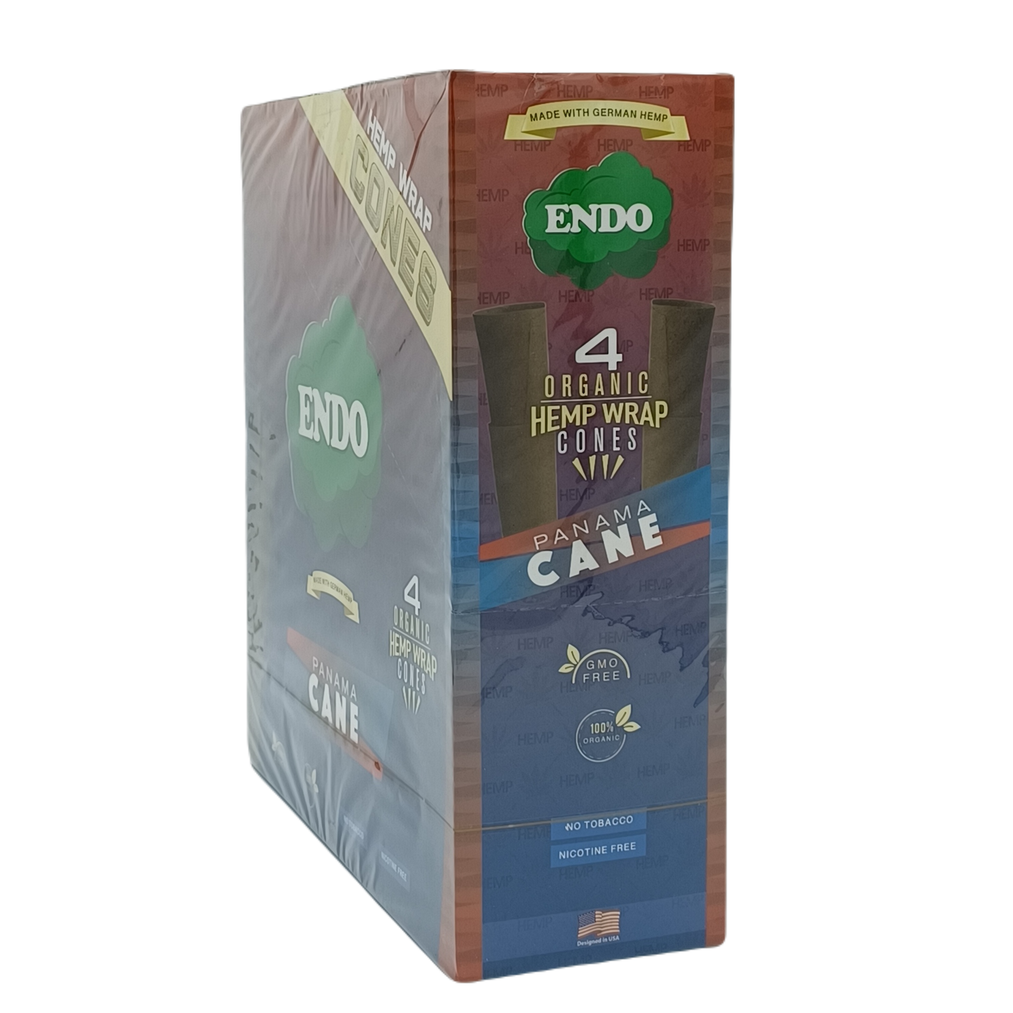 Endo Cones Hemp Wrap Panama Cane 15ct