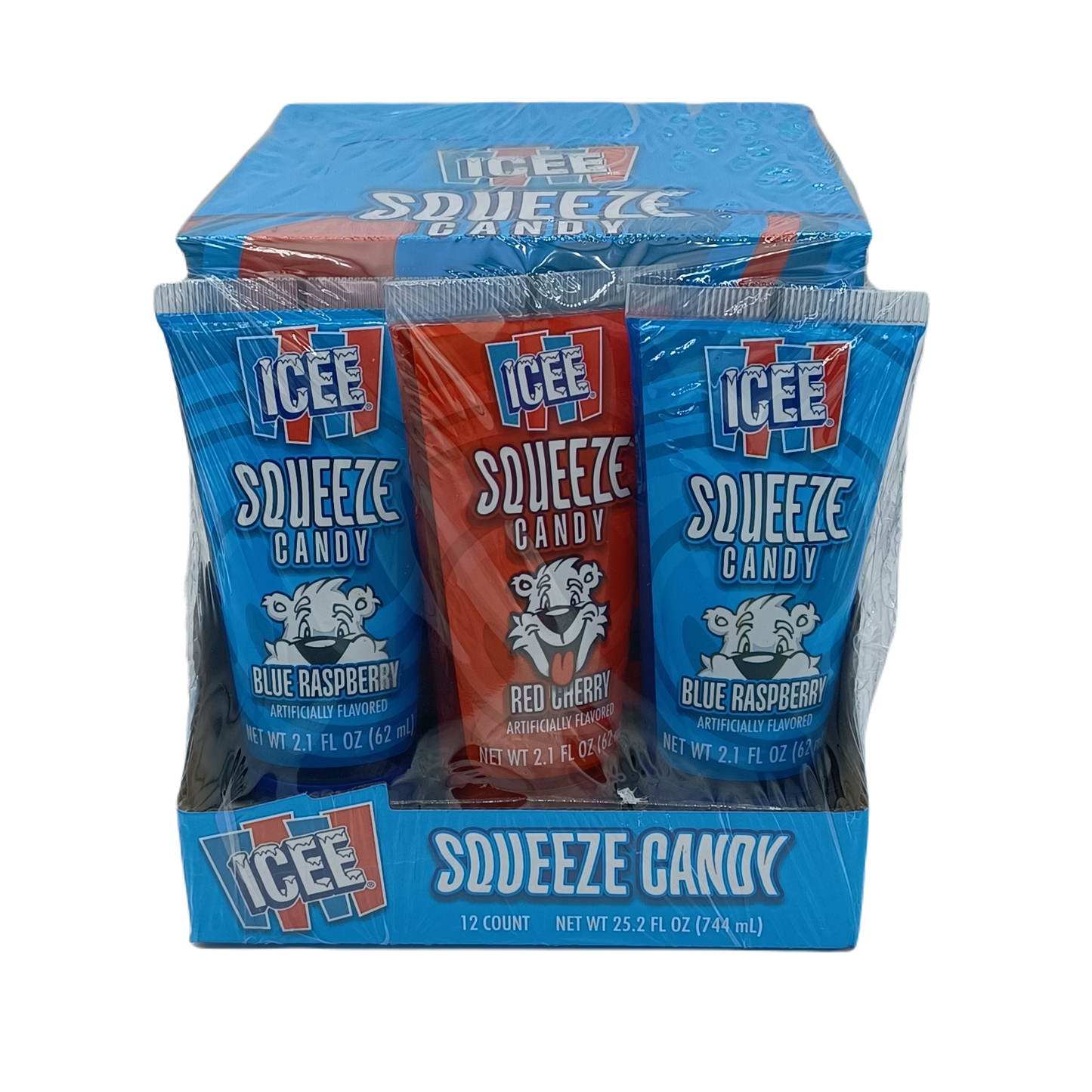 Icee and Slush Puppie Squeeze Candy 25.2oz/12ct