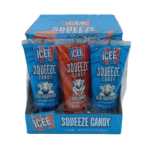 Icee and Slush Puppie Squeeze Candy 25.2oz/12ct