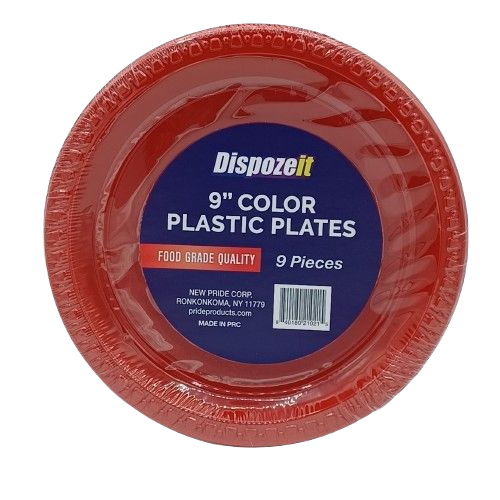 Dispozeit Plastic Plates 9"/9ct