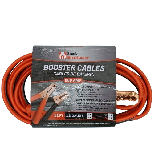 Simply Hardware Booster Cables 12Ft 250AMP