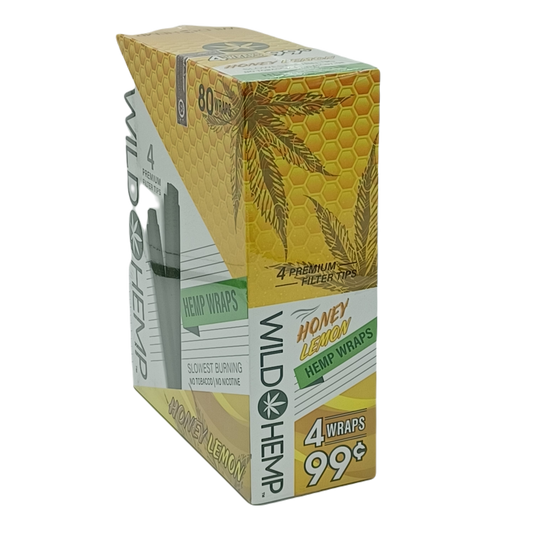 Wild Hemp Honey Lemon Wraps 4/99c 20ct