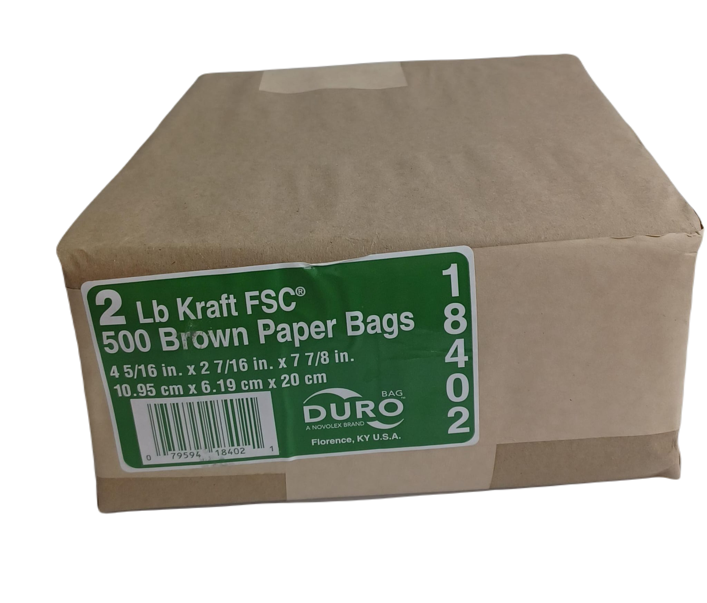 Duro Brown Paper Bags 500ct #2