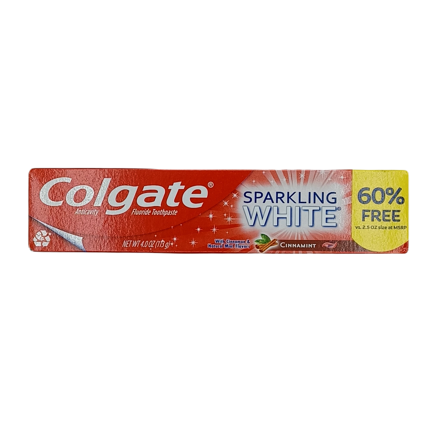 Colgate Sprkling White Cinnamint 4.0z