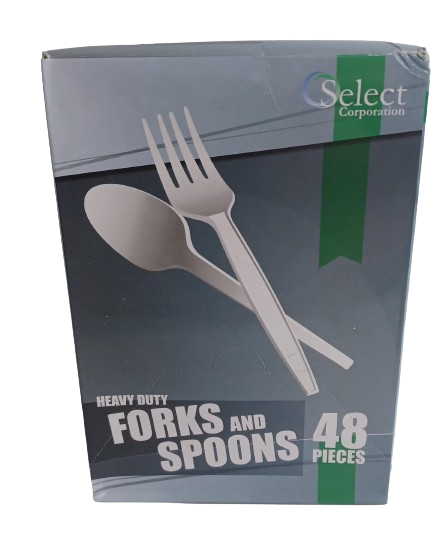 Select HvDy Forks & Spoon 48ct