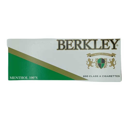 Berkley Menthol 100'S Soft 10/20pk