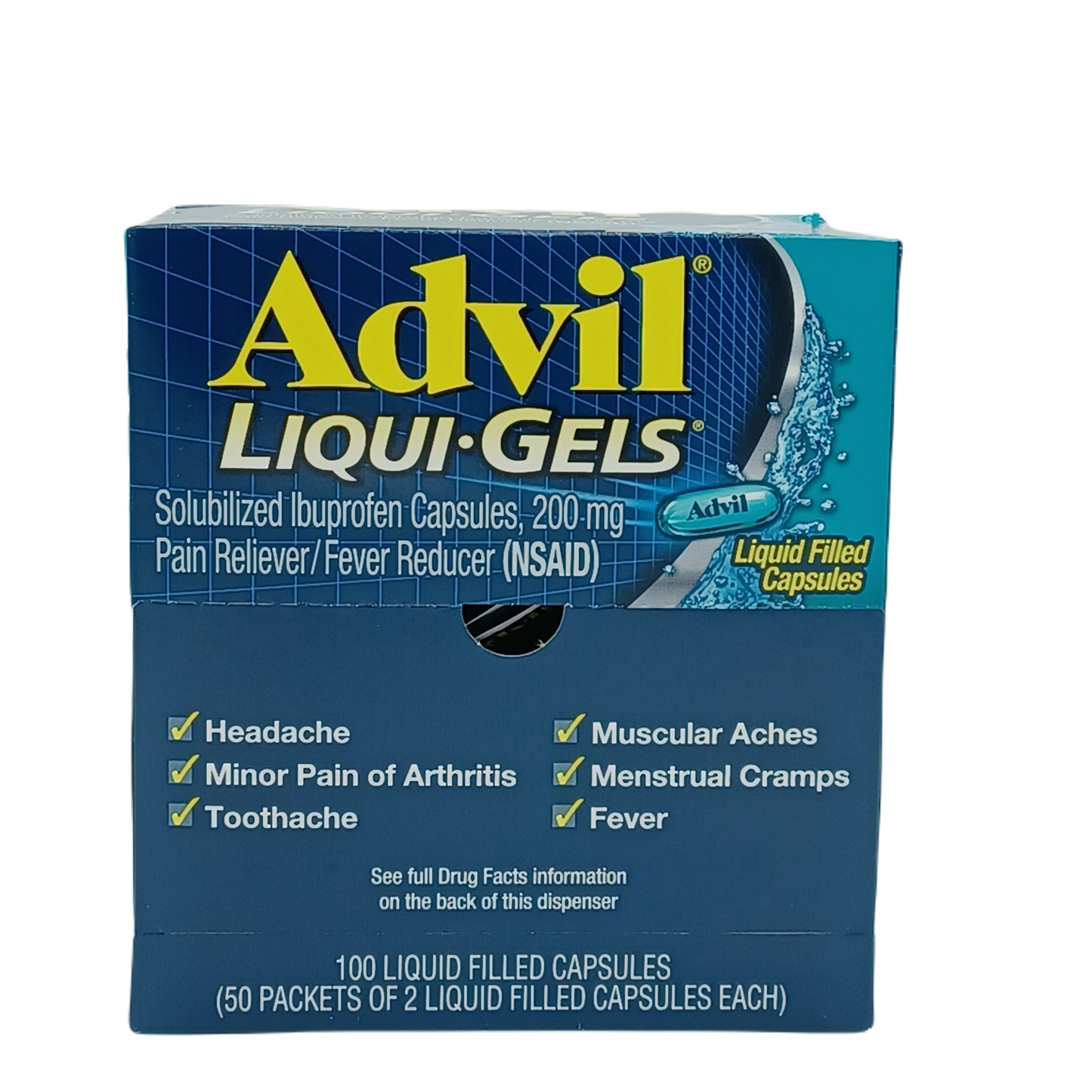 Advil Liqui Gels 2pk/50ct