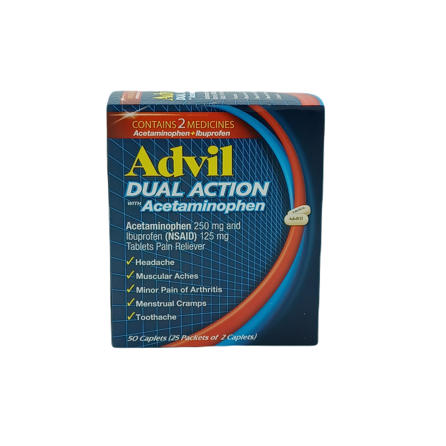 Advil Dual Action 2/25ct