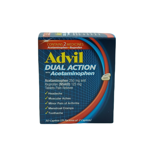 Advil Dual Action 2/25ct