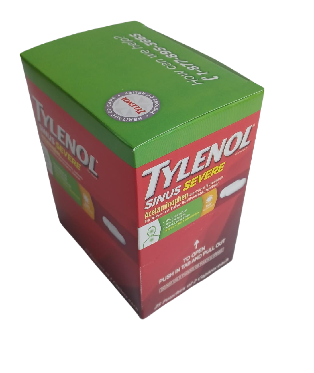 Tylenol Sinus Severe 2/25ct Dispenser