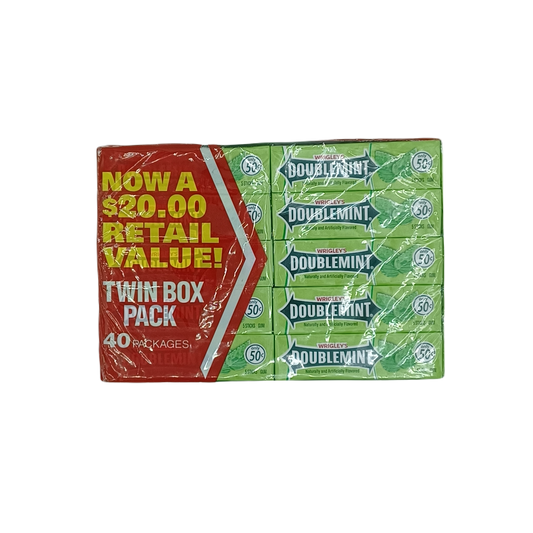 Wrigley's Doublemint Twin Pack 50c/40ct