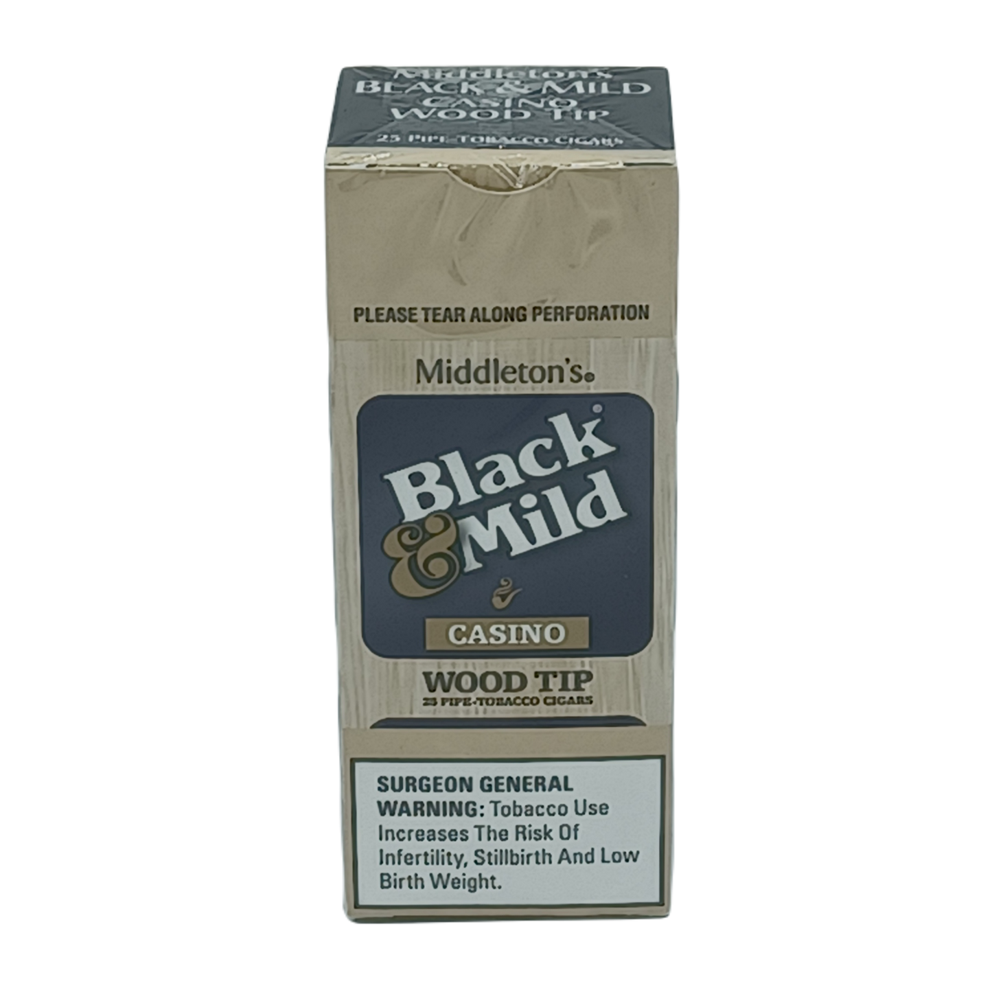 Black & Mild Wood Tip Casino 25pk