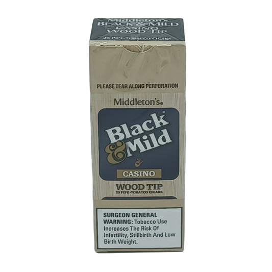 Black & Mild Wood Tip Casino 25pk