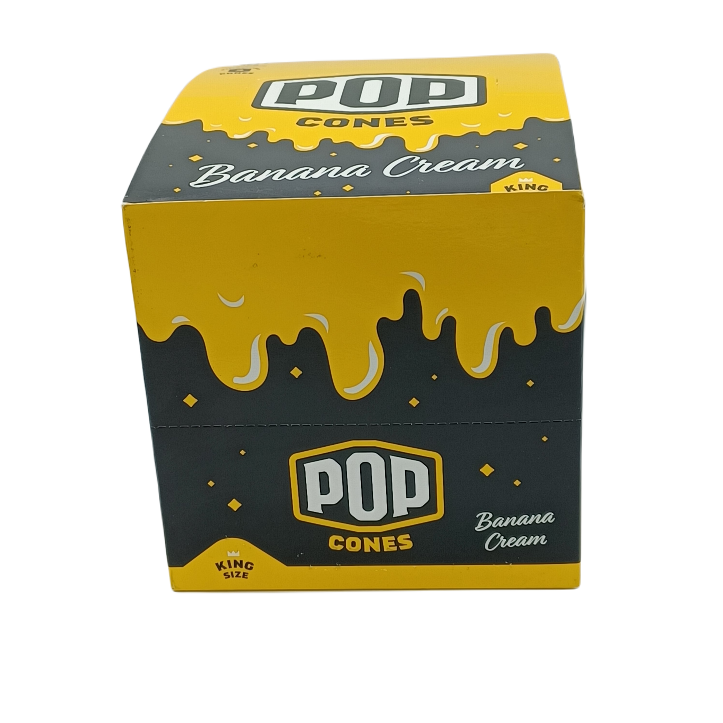 Pop Cones Banana Cream King Size 3pk/24ct