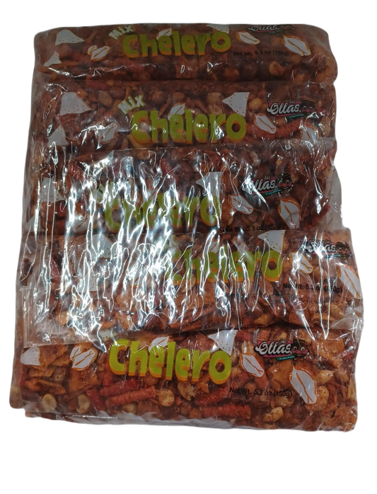 Las Ollas Chelero Peanut & Corn Mix 5.3oz/12ct