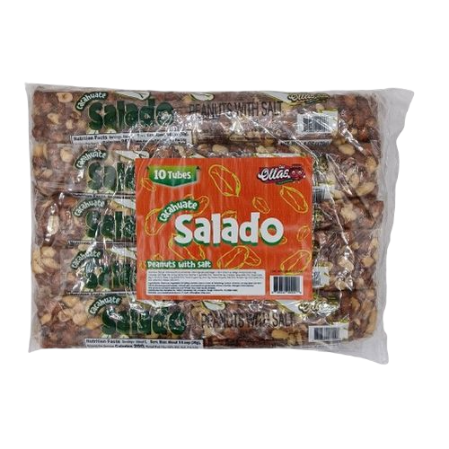 Las Ollas Salado Salted Peanuts 6oz/10ct