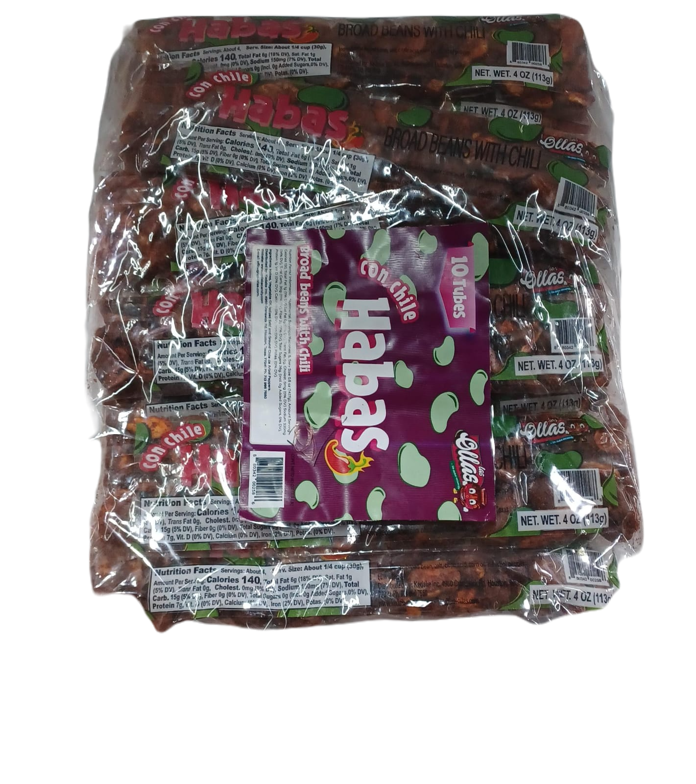 Las Ollas Habas with Chili 4oz/10ct