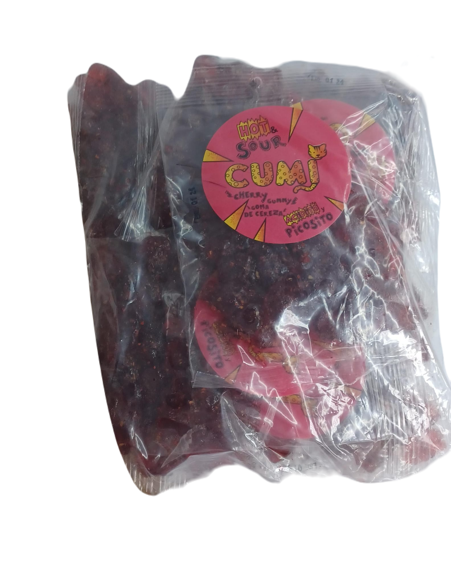 Cumi Hot & Sour Gummy Cherry 5oz/12ct