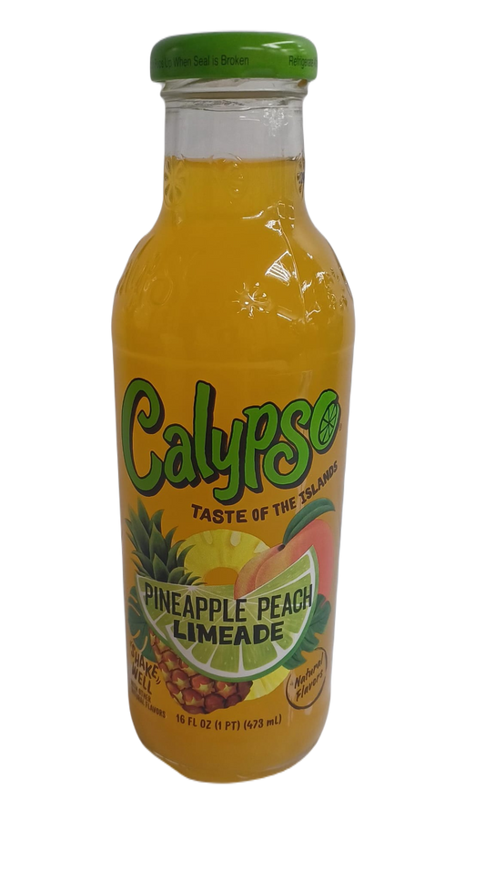 Calypso Pineapple Peach Limeade 16oz/12ct