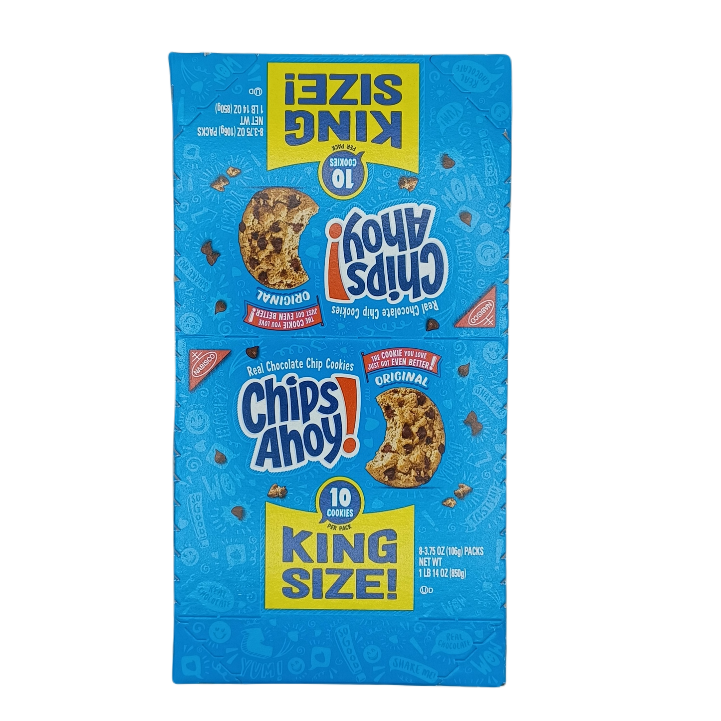 Chips Ahoy Original Cookies King Size 3.75oz/8ct