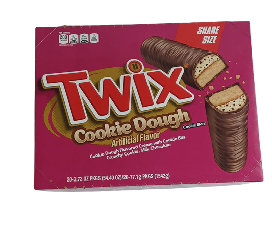 Twix  Cookie Dough Share Size 2.72z/20ct