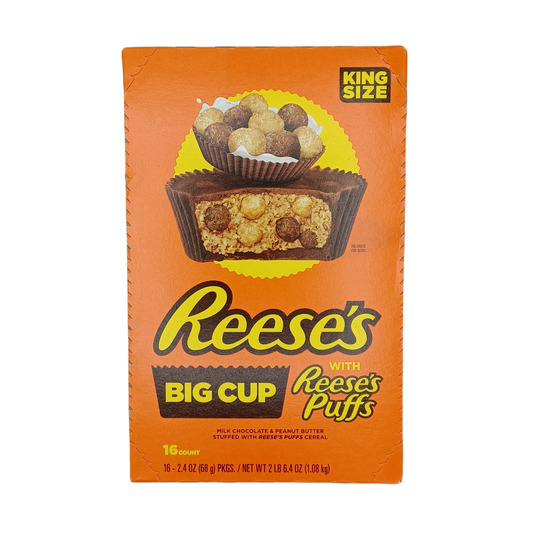 Reese's Big Cup with Puffs King Size 2.4oz/16ct