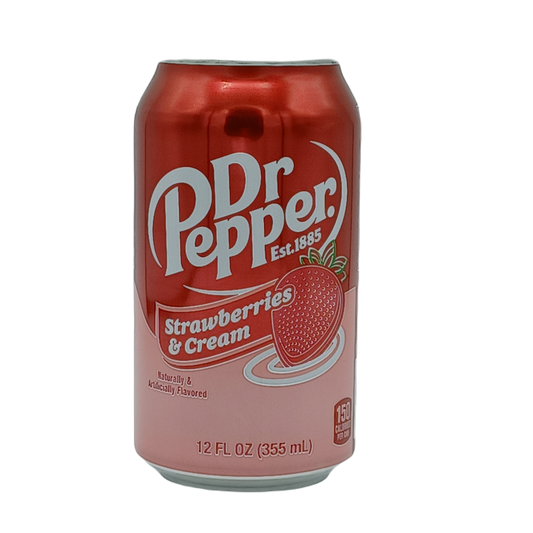 Dr Pepper Strawberries & Cream 12oz/12pk