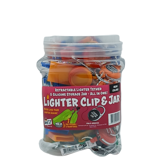 Lighter Clip Jar Neon 24ct