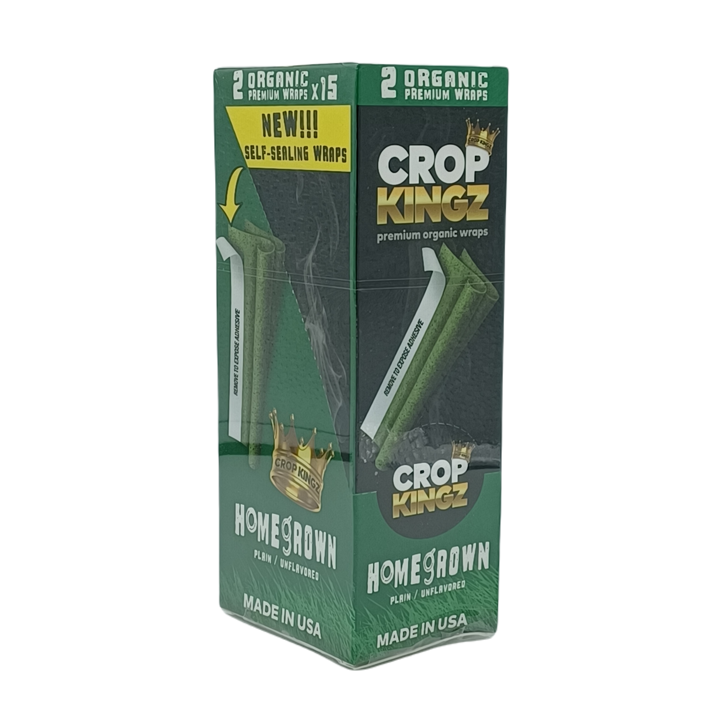 Crop Kingz Organic Wraps Home Grown 2pk/15ct