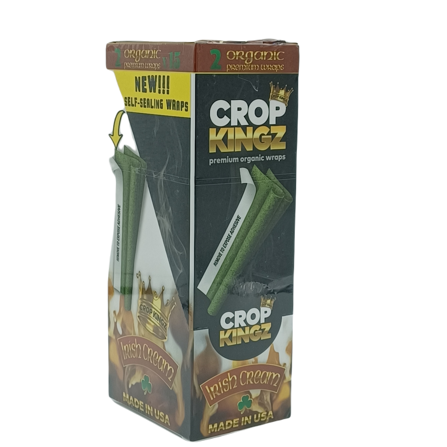 Crop Kingz Organic Wraps Irish Cream 2pk/15ct