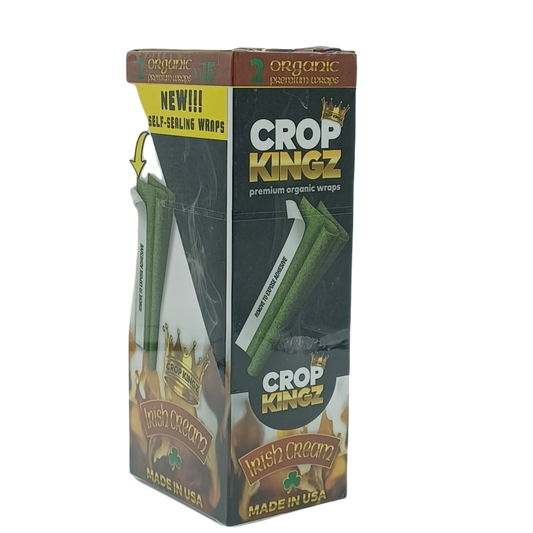 Crop Kingz Organic Wraps Irish Cream 2pk/15ct