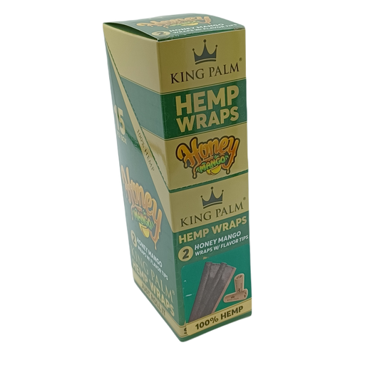 KingPalm Hemp Wrap Honey Mango 2pk/15ct