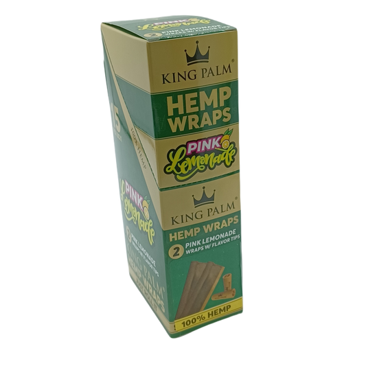 KingPalm Hemp Wrap Pink Lemonade 2pk/15ct