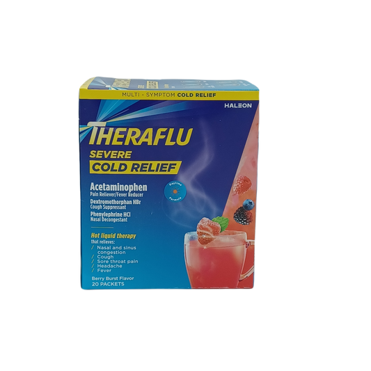 Theraflu Severe Cold Relief DayTime BeryBurst 20ct