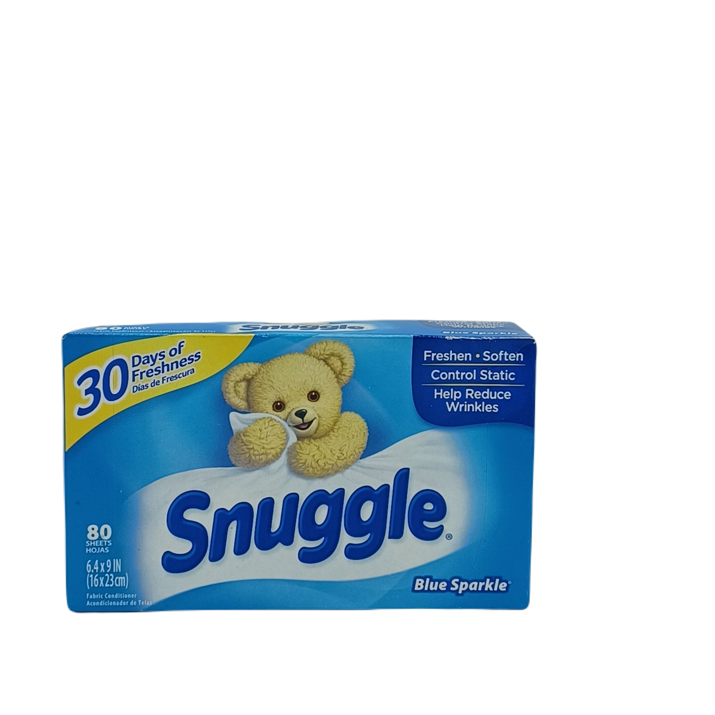 Snuggle Dryer Sheets Blue Sparkle 80ct