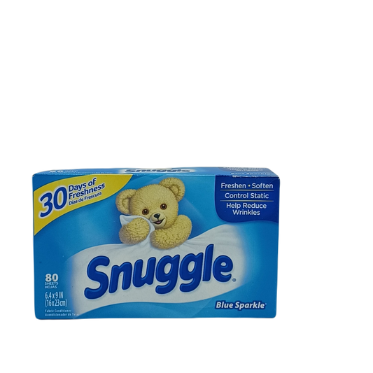 Snuggle Dryer Sheets Blue Sparkle 80ct