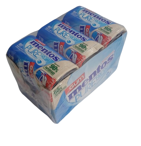 Mentos Pure Fresh Mint 80p/6ct Paperboard