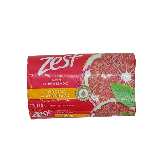 Zest Bar Soap Toronja Albahaca 135gm