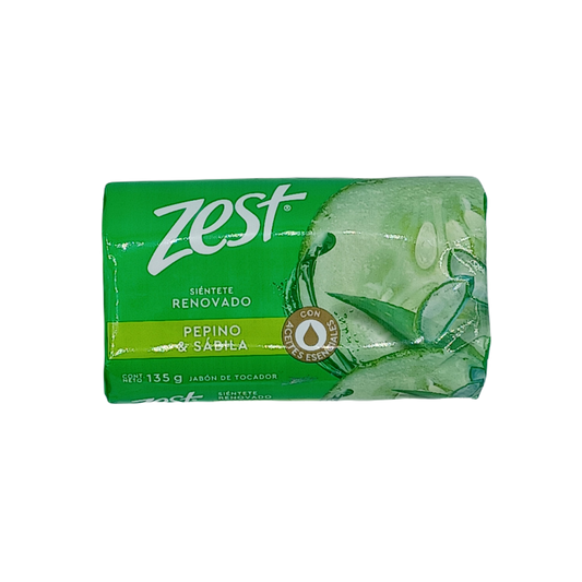 Zest Bar Soap Pepino Sabila 135gm